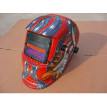 Vermelho moda design segurança soldagem capacete sts2 filtro